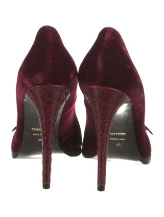Tom Ford Velvet Printed Pumps