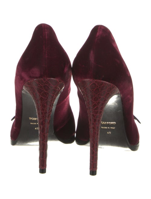 Tom Ford Velvet Printed Pumps