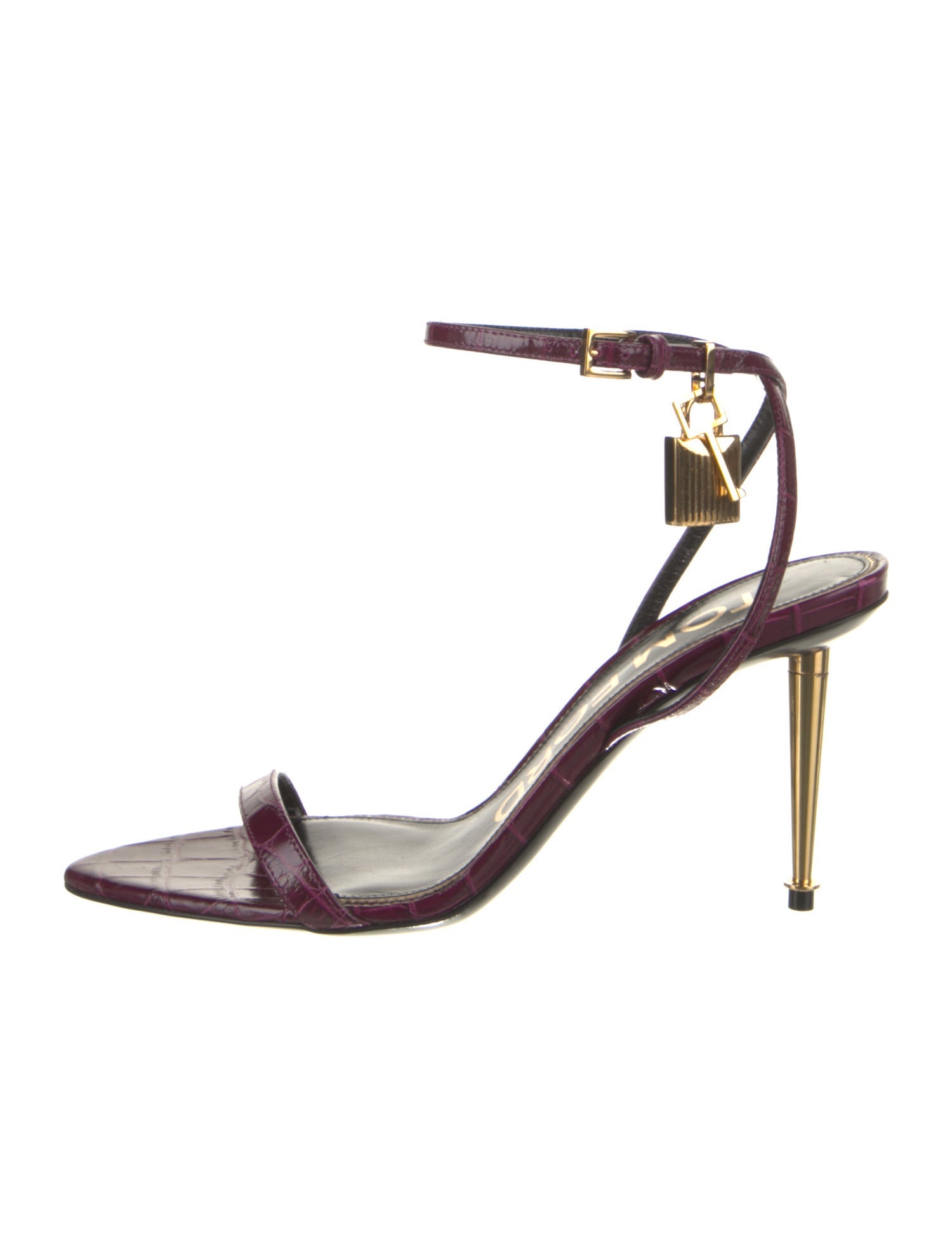 Tom Ford Embossed Leather Sandals