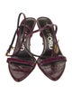 Tom Ford Embossed Leather Sandals