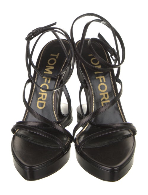 Tom Ford Leather Slingback Sandals