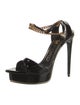 Tom Ford Patent Leather Chain-Link Accents Sandals