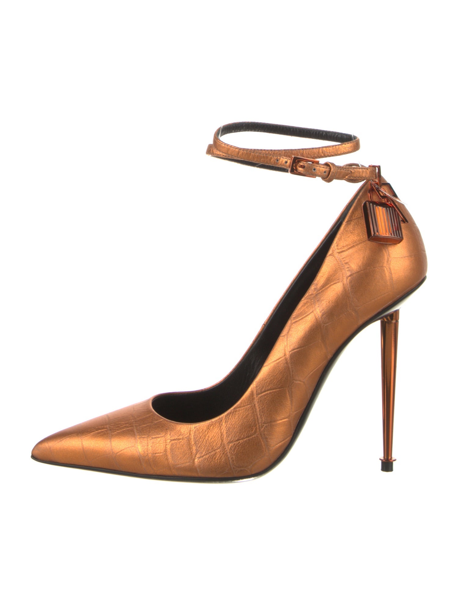 Tom Ford Embossed Leather Pumps