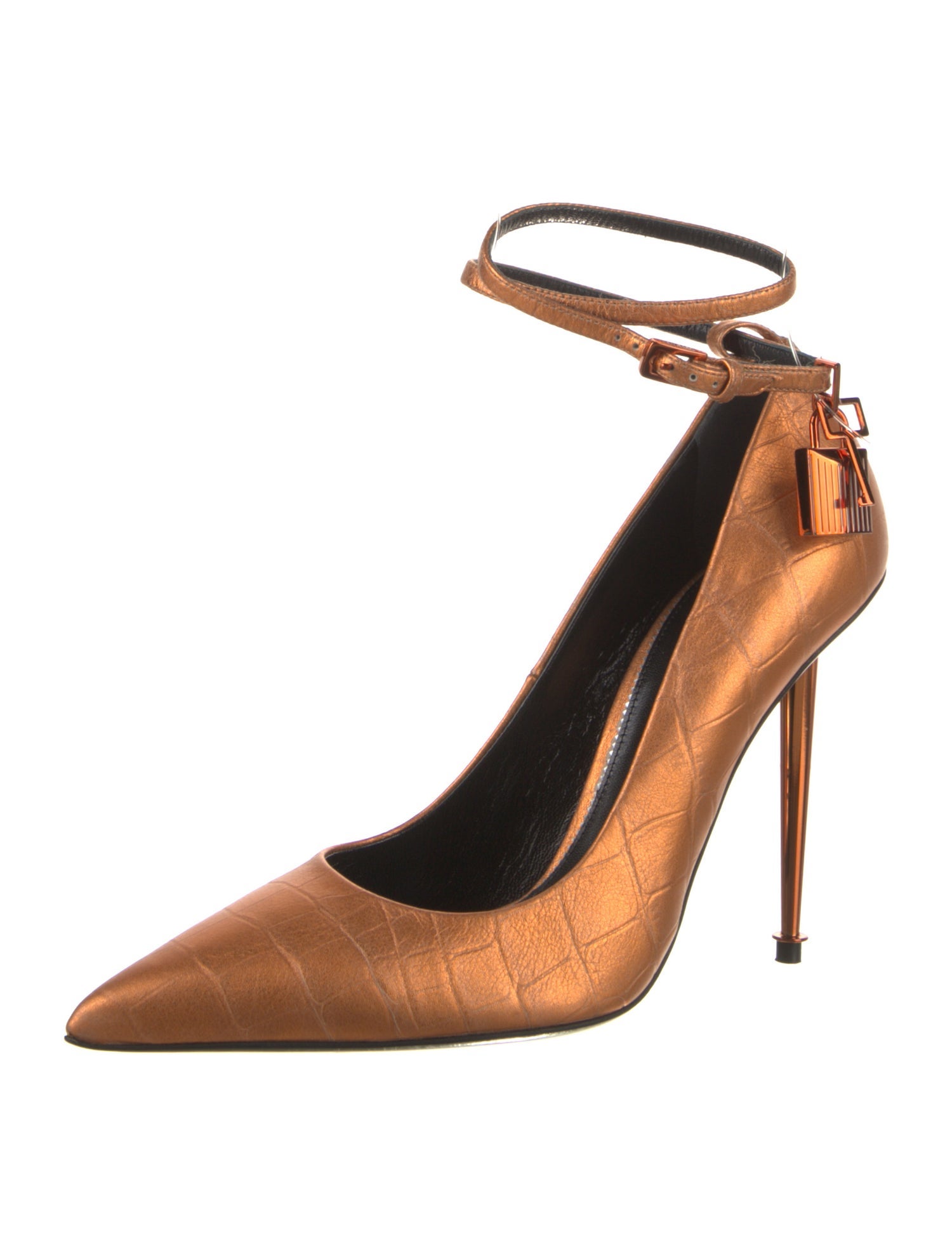 Tom Ford Embossed Leather Pumps