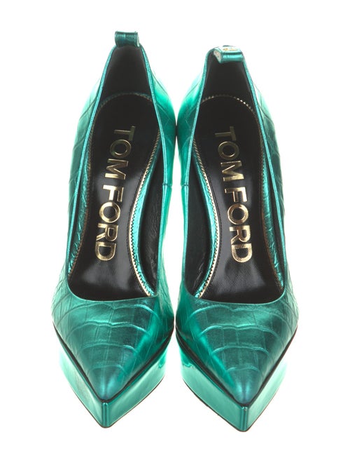 Tom Ford Embossed Leather Pumps