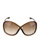 Tom Ford Oversize Gradient Sunglasses