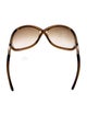Tom Ford Oversize Gradient Sunglasses