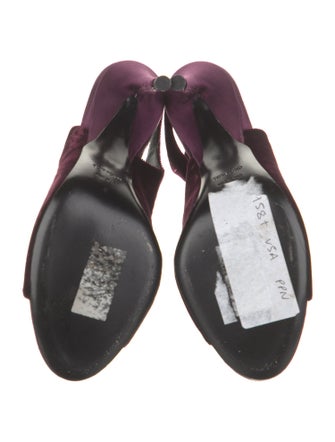 Tom Ford Velvet Slingback Sandals