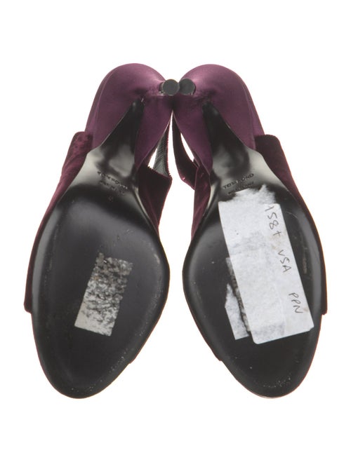 Tom Ford Velvet Slingback Sandals