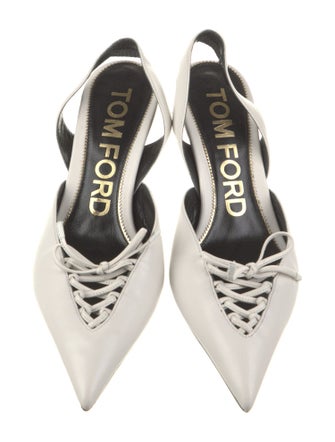Tom Ford Leather Slingback Pumps