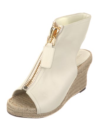 Tom Ford Leather Animal Print Espadrilles