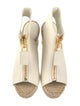 Tom Ford Leather Animal Print Espadrilles