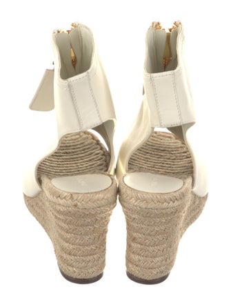 Tom Ford Leather Animal Print Espadrilles