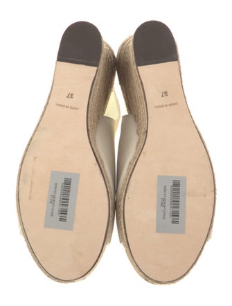 Tom Ford Leather Animal Print Espadrilles