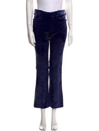 Tom Ford Velvet Straight Leg Pants
