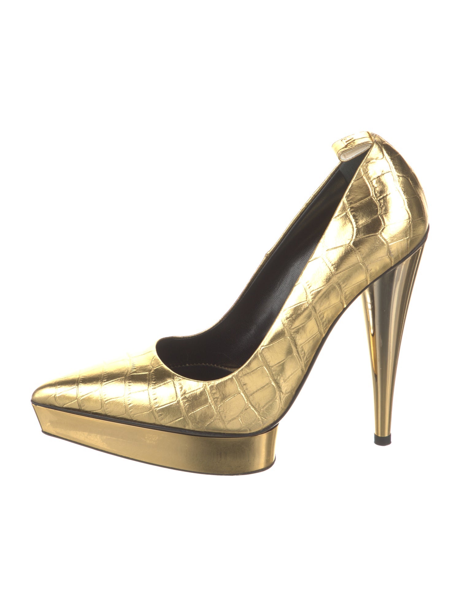Tom Ford Embossed Leather Pumps