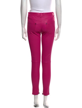 Tom Ford Leather Skinny Leg Pants