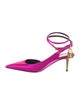 Tom Ford Satin Printed D'Orsay Pumps