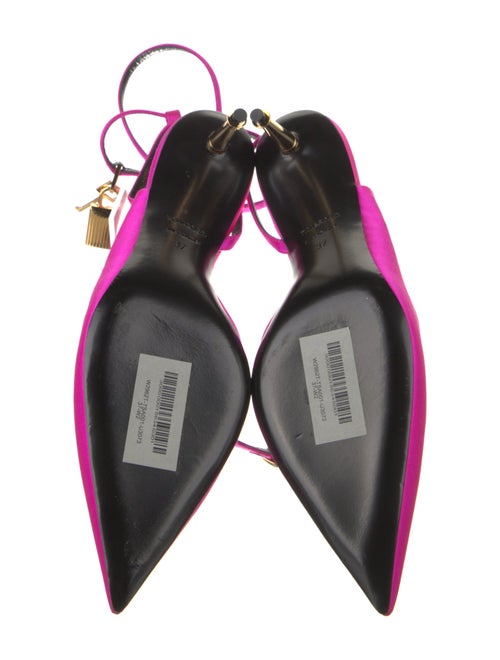 Tom Ford Satin Printed D'Orsay Pumps