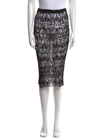 Tom Ford Lace Pattern Knee-Length Skirt