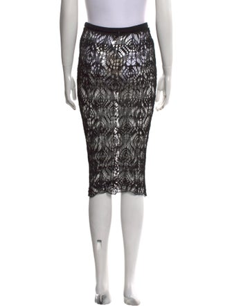 Tom Ford Lace Pattern Knee-Length Skirt