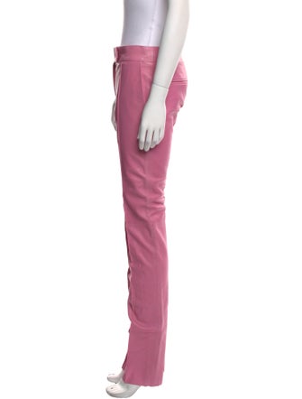 Tom Ford Leather Straight Leg Pants