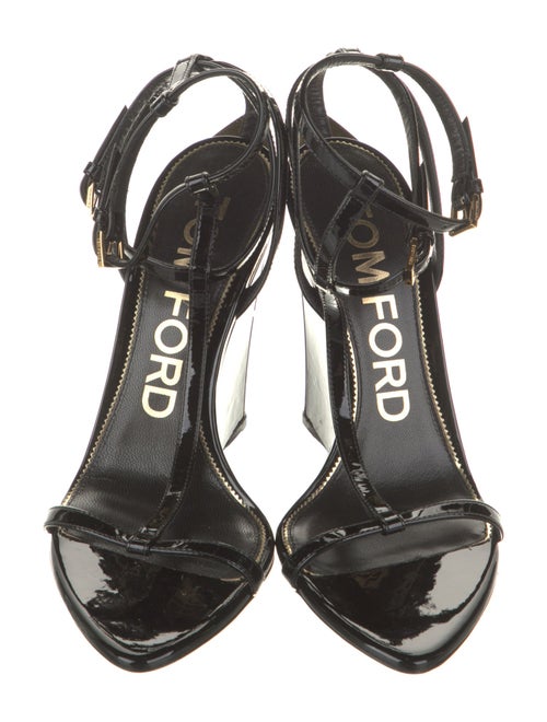 Tom Ford Patent Leather T-Strap Sandals