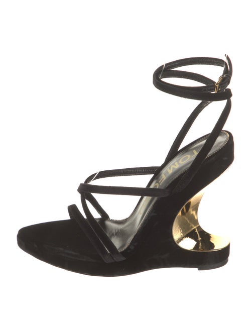 Tom Ford Velvet Gladiator Sandals