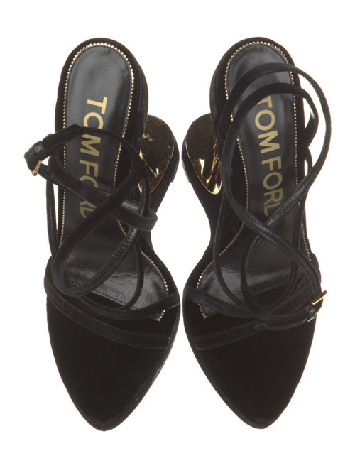 Tom Ford Velvet Gladiator Sandals