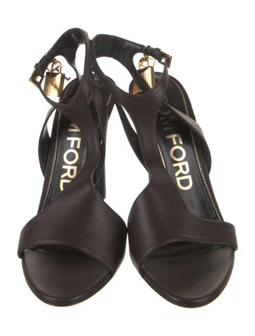 Tom Ford Leather Slingback Sandals
