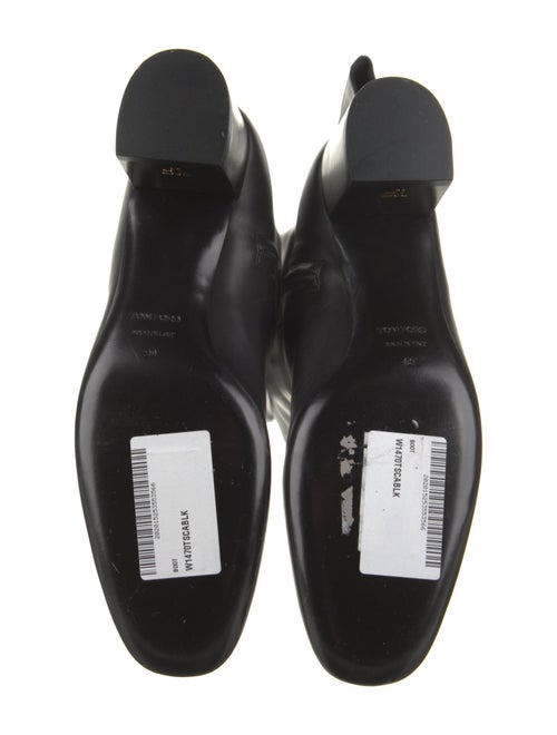 Tom Ford Leather Cutout Accent Boots