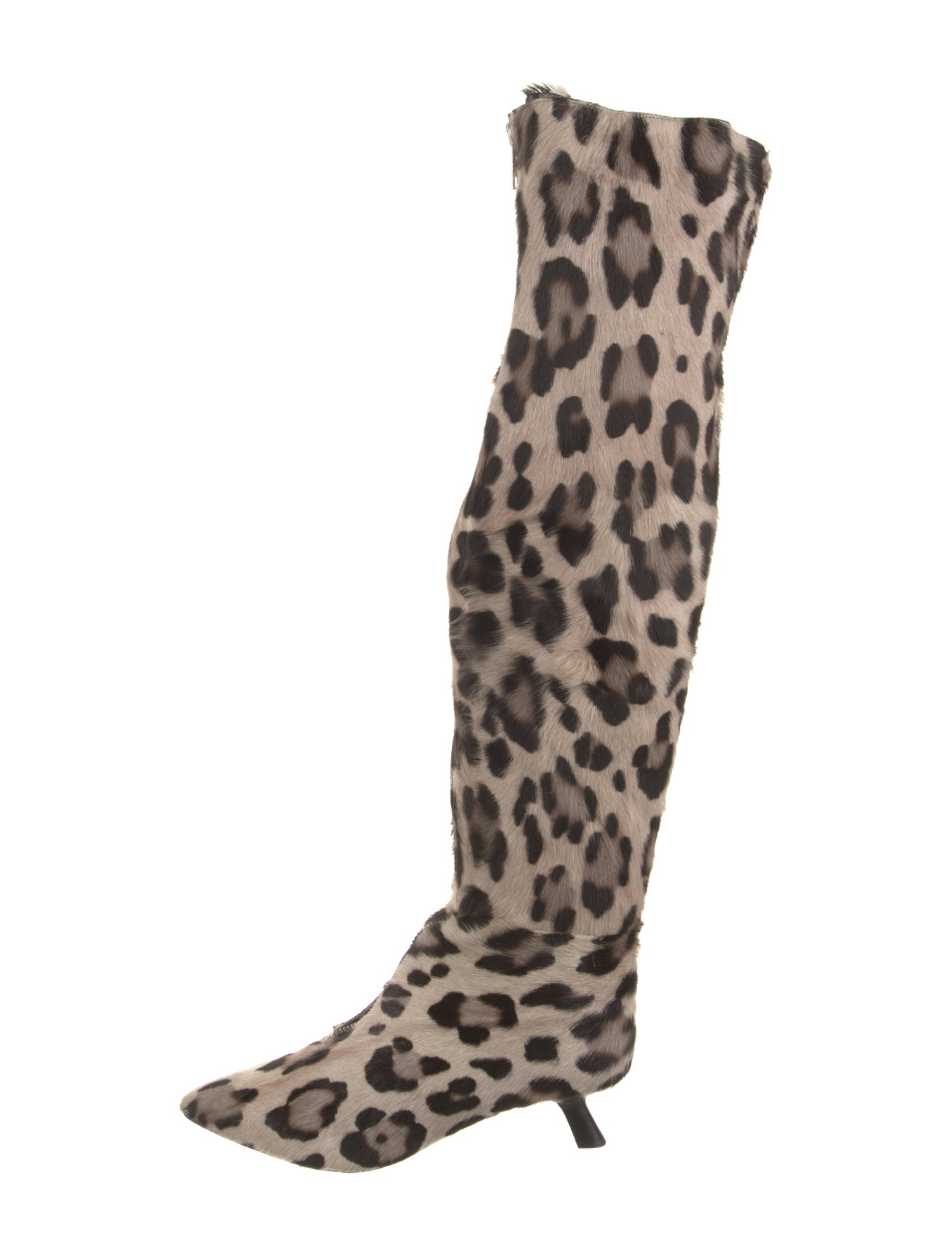 Tom Ford Ponyhair Animal Print Boots
