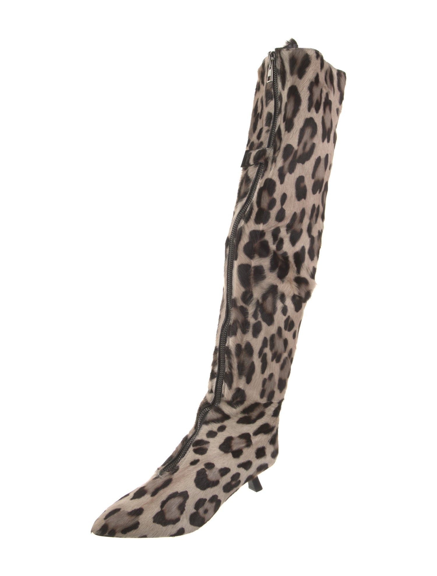 Tom Ford Ponyhair Animal Print Boots