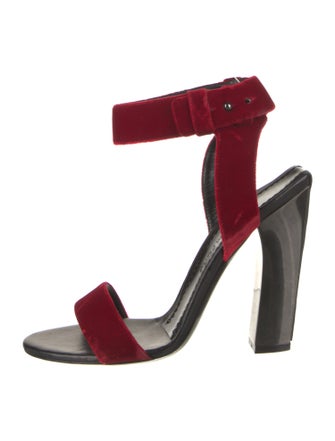 Tom Ford Velvet Slingback Sandals