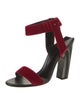 Tom Ford Velvet Slingback Sandals