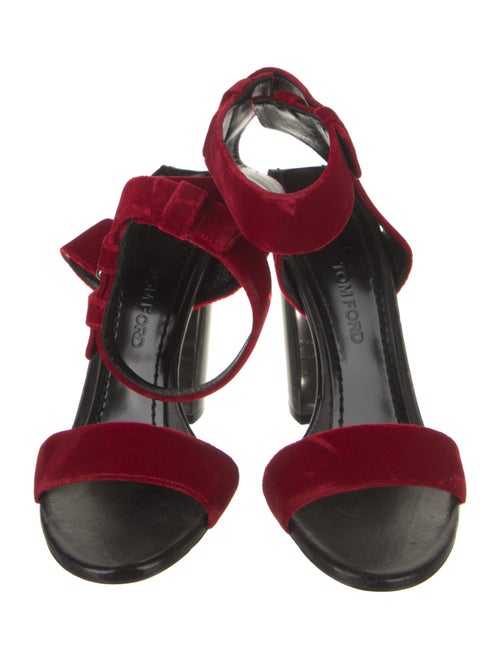 Tom Ford Velvet Slingback Sandals