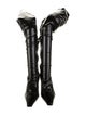 Tom Ford Leather Crystal Embellishments Sock Boots