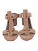 Tom Ford Suede Studded Accents T-Strap Sandals