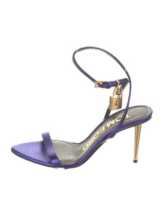 Tom Ford Leather Slingback Sandals