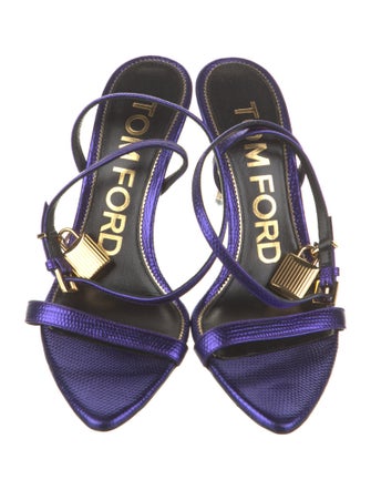 Tom Ford Leather Slingback Sandals