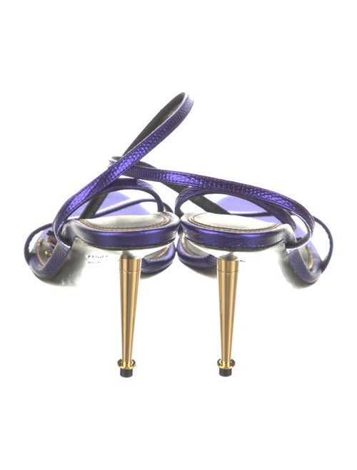 Tom Ford Leather Slingback Sandals