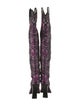 Tom Ford Suede Animal Print Boots
