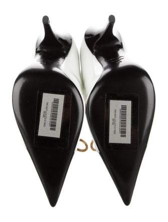 Tom Ford Patent Leather Bow Accents Boots