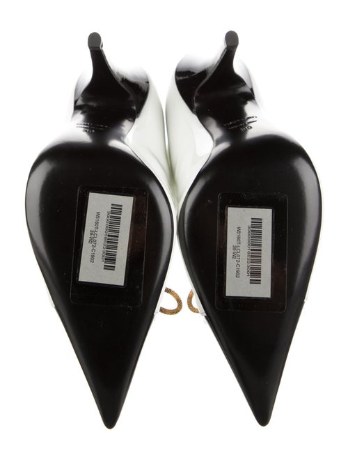 Tom Ford Patent Leather Bow Accents Boots