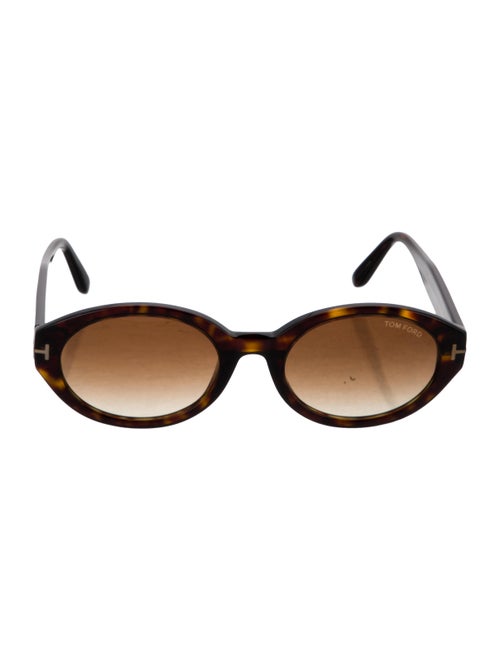 Tom Ford Round Gradient Sunglasses