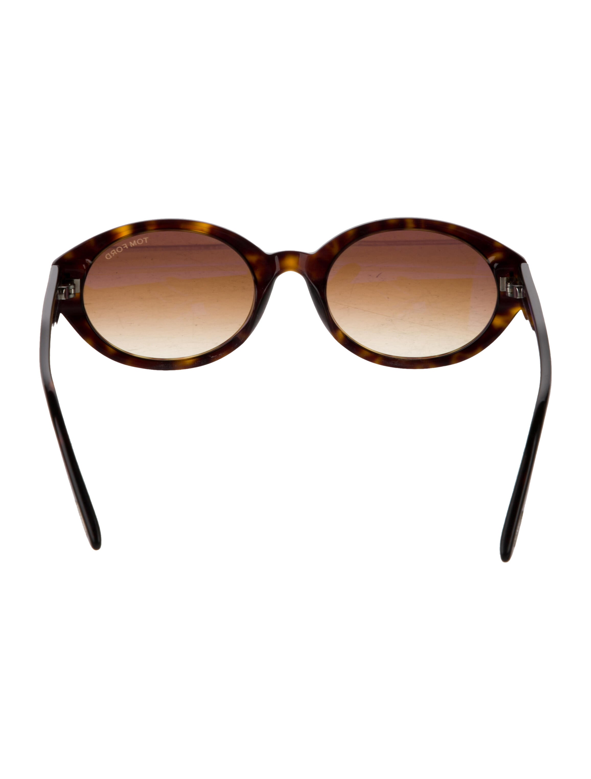 Tom Ford Round Gradient Sunglasses