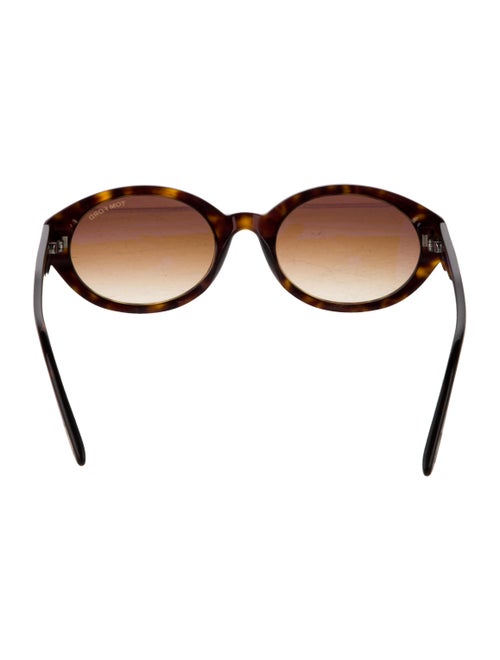 Tom Ford Round Gradient Sunglasses