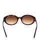 Tom Ford Round Gradient Sunglasses