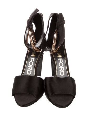 Tom Ford Silk Gladiator Sandals