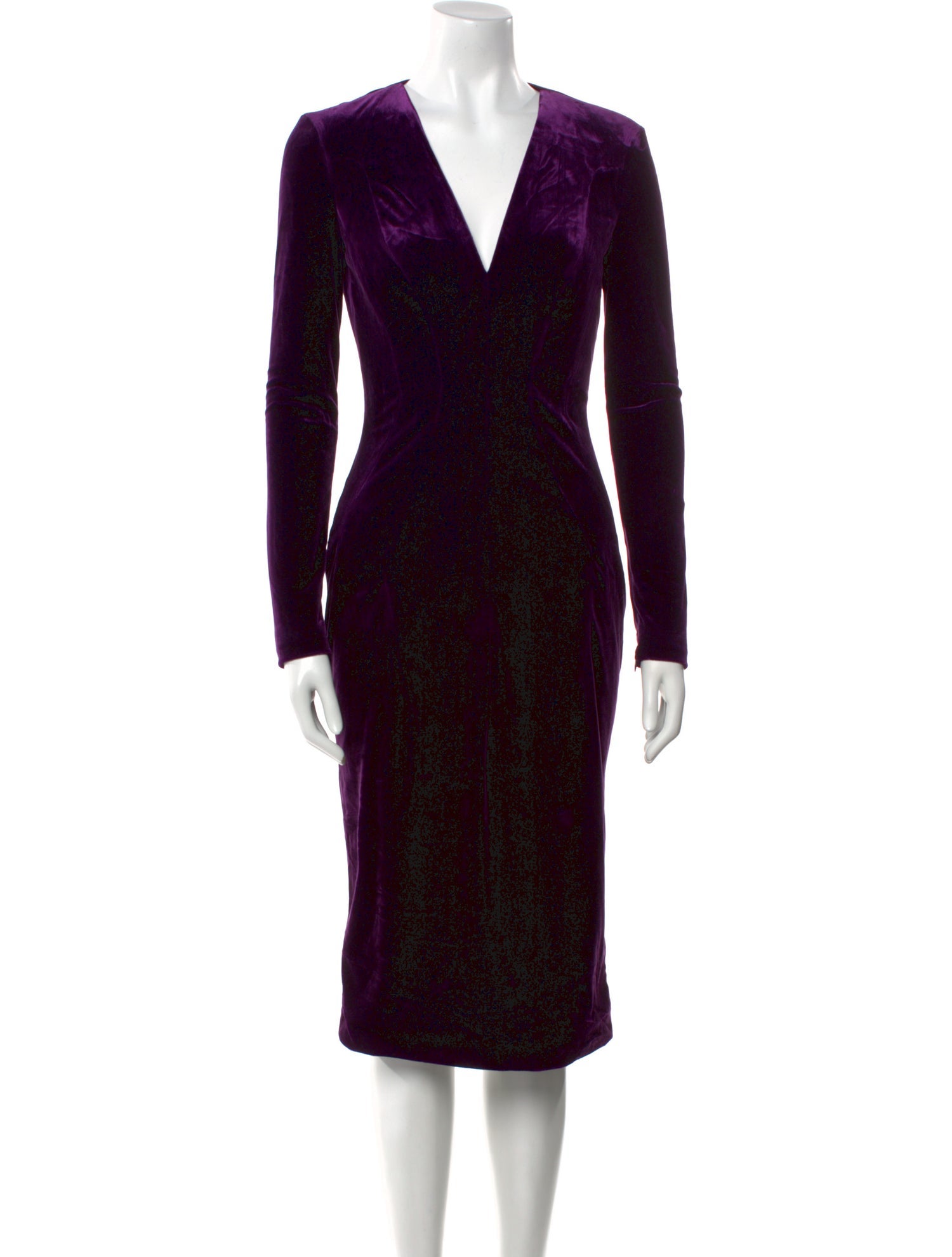 Tom Ford V-Neck Midi Length Dress